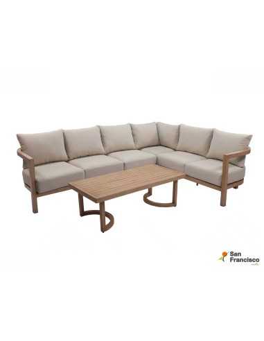 Sofá rinconera para exterior de 272x194cm