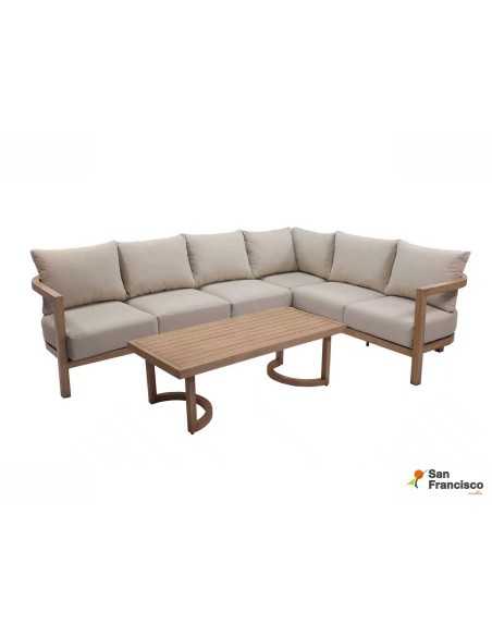 Sofá rinconera para exterior de 272x194cm