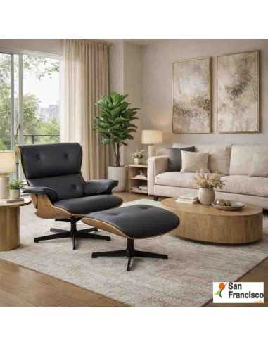 Butaca con Ottoman de diseño