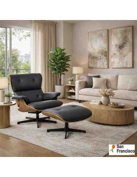 Butaca con Ottoman de diseño
