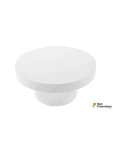 Mesa auxiliar de 66cm de micro cemento