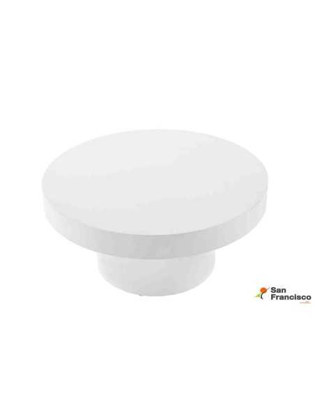 Mesa auxiliar de 66cm de micro cemento