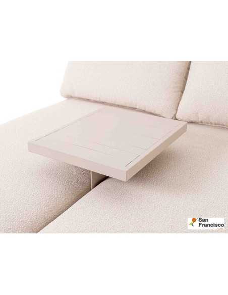 Tumbona doble reclinable para exterior