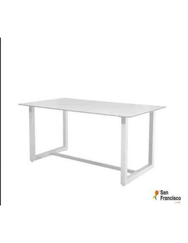 Mesa de 160cm para exterior Blanca
