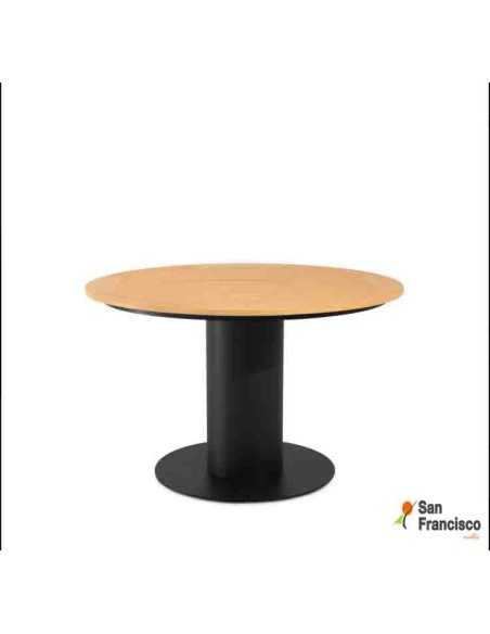 Mesa de exterior redonda de 120cm
