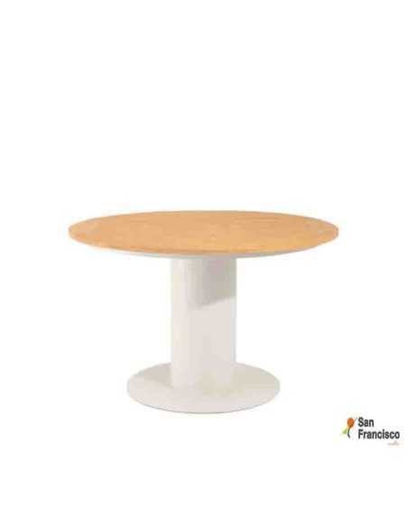 Mesa redonda para jardin de 120cm