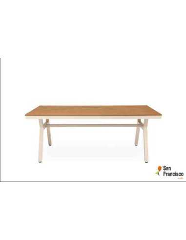 Mesa de comer para exterior de 200cm