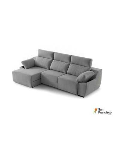 Chaise longue 270cm con arcón en brazos y asientos deslizantes