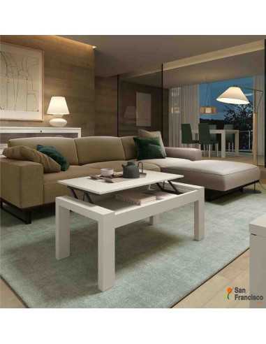 mesa de centro 115x60cm elevable