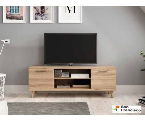 Mueble TV de 140cm con pata nórdica